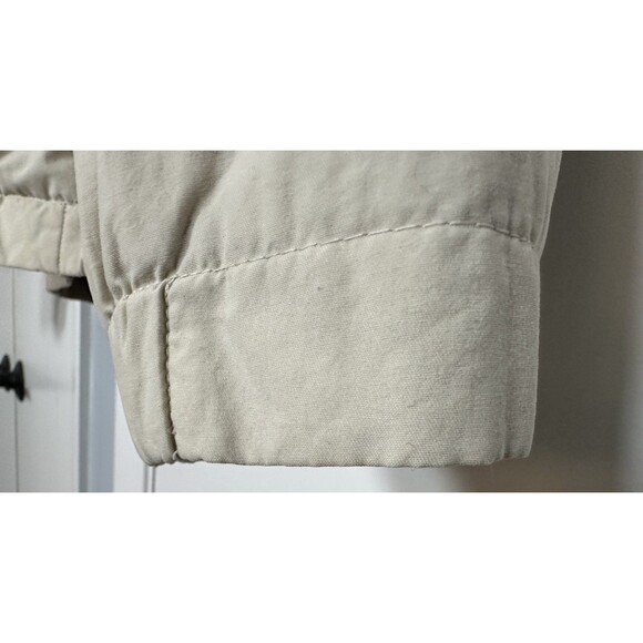 Eddie Bauer Bomber Beige Mens Small Outdoor Thinsulated Fleece Lined - Picture 7 of 12